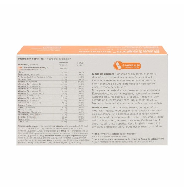 Gestagyn Embarazo (30 Capsulas)