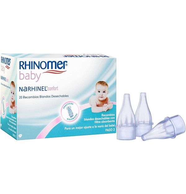 Narhinel Confort Aspirador Recambio (20 Blando Desechable)