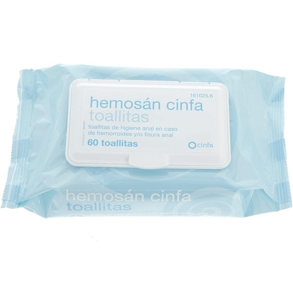 Hemosan Cinfa Toallitas (60 Toallitas)