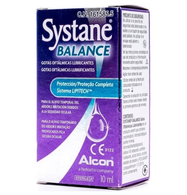 Systane Balance, Gotas Oftálmicas Lubricantes, 10 Ml. - Alcon