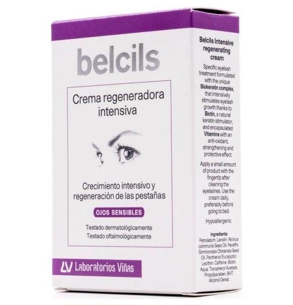 Belcils Crema Regeneradora Intensiva Pestañas (1 Envase 4 Ml)