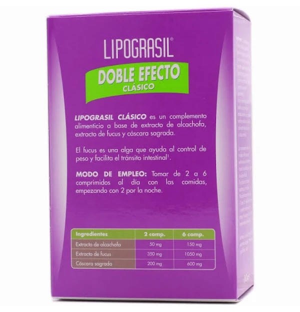 Lipograsil Doble Efecto Clasico (50 Comprimidos)