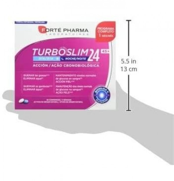 Turboslim 24 45+ (28 Comprimidos Dia + 28 Comprimidos Noche)