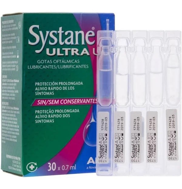 Systane Ultra Unidosis, Gotas Oftálmicas Lubricantes, 30 Monodosis. - Alcon