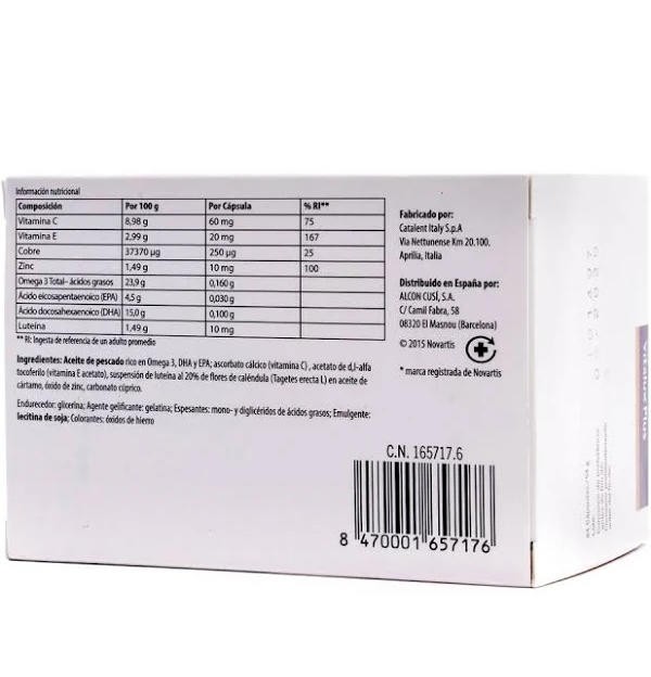 Vitalux Plus, 84 Capsulas. - Alcon