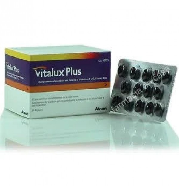 Vitalux Plus, 84 Capsulas. - Alcon