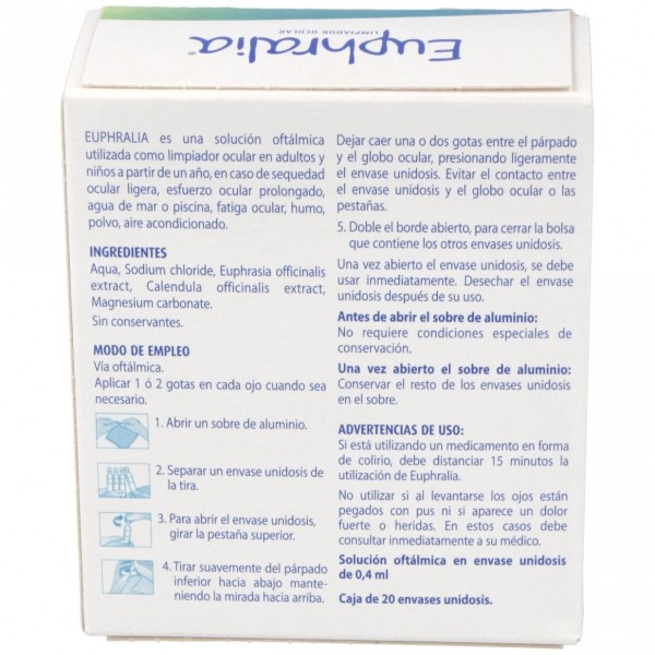 Euphralia Colirio 20 Monodosis Boiron