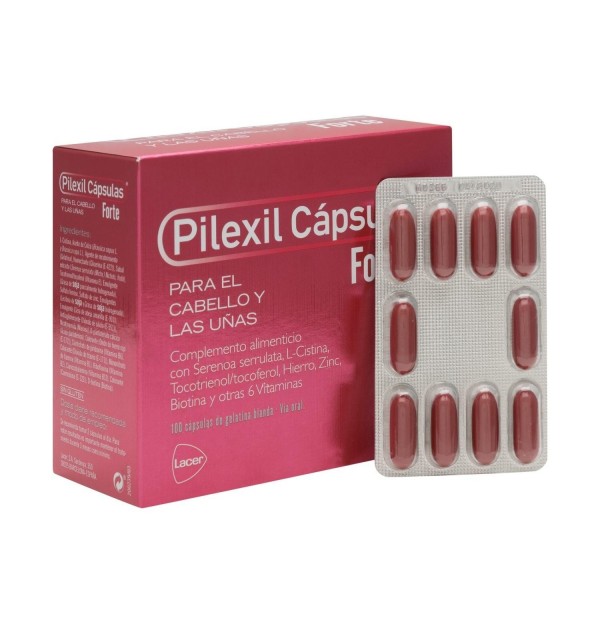 Pilexil Capsulas Forte Cabello Y Uñas (100 Capsulas)