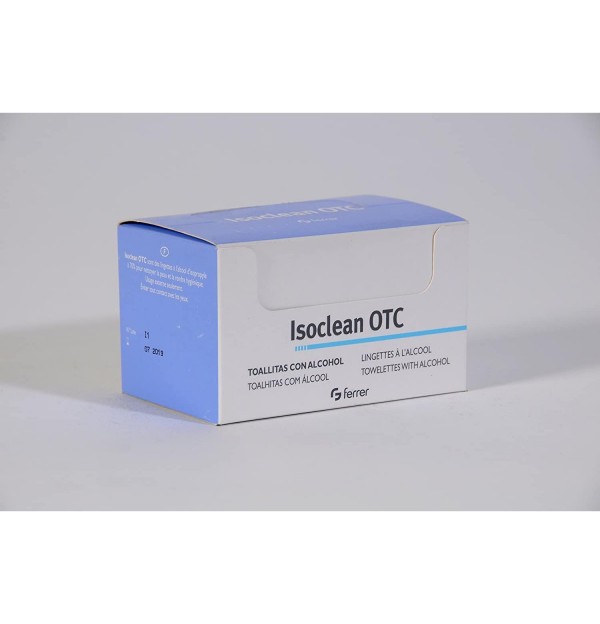 Isoclean Otc Toallitas - Alcohol Isopropilico Al 70% (50 Toallitas)