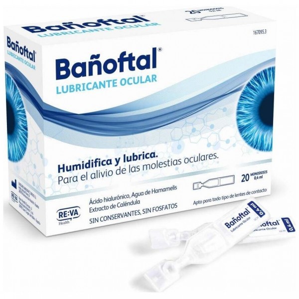Bañoftal Gotas Oftálmicas Monodosis, 20 Uds