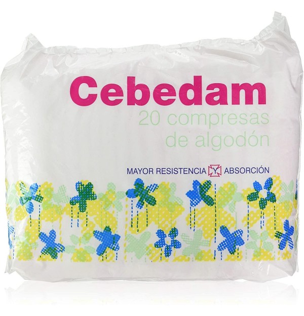 Cebedam Compresas De Algodón, 20 Uds. - Aral Hig Y S 