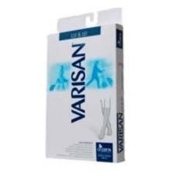 Varisan Media Larga Silicona Negro Compresión Normal Talla 2, 1 Ud