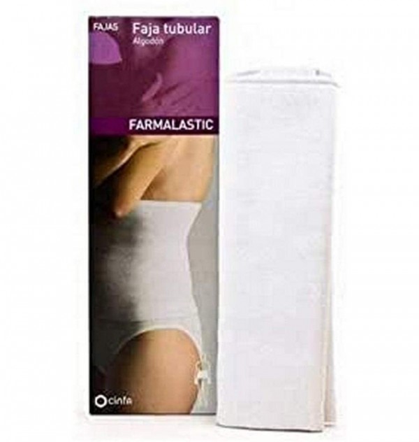 Faja Sacrolumbar - Farmalastic Extra (Gris Contorno 97 Cm Talla 2)