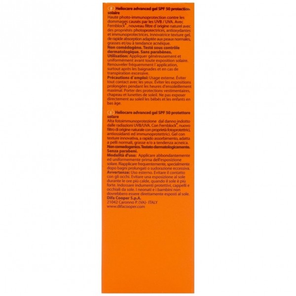 Heliocare Advanced Gel Protector Solar Spf50 50Ml