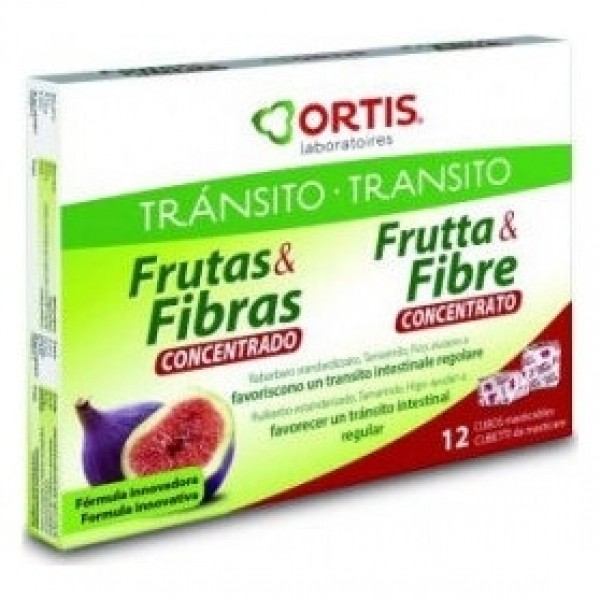 Ortis Fruta Y Fibra Concentrado 12 Cubos