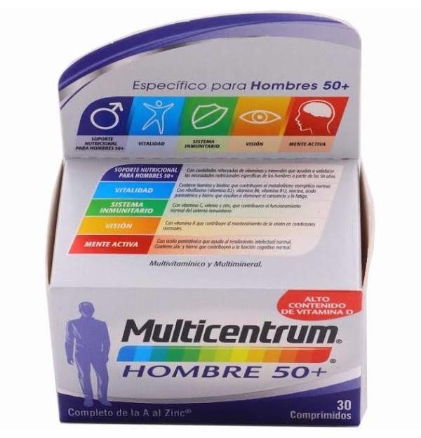 Multicentrum Hombre 50+ (30 Comprimidos)