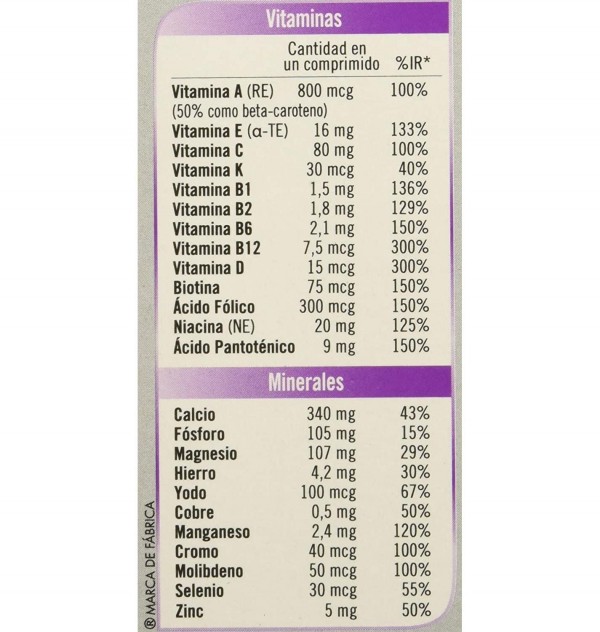 Multicentrum Mujer 50+ (30 Comprimidos)