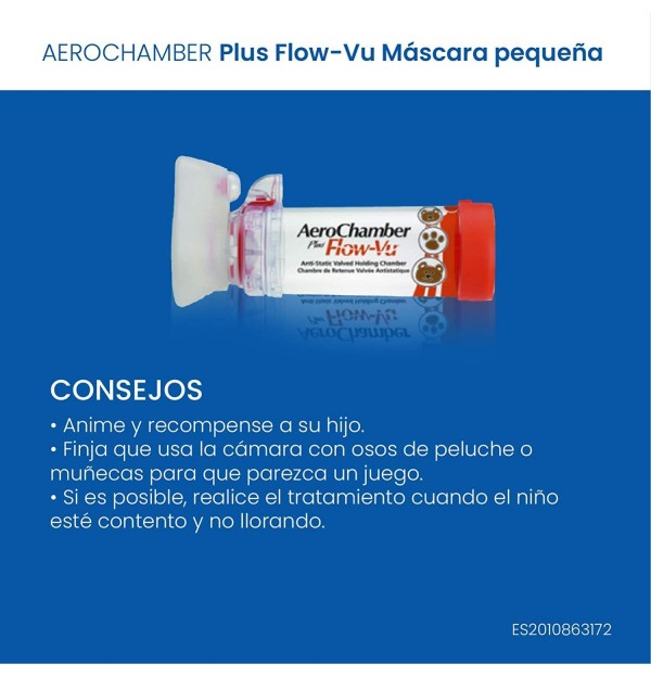 Aerochamber Plus Flow-Vu - Camara De Inhalacion (Neonato 1 U)