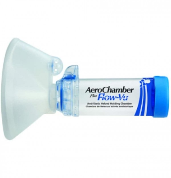 Aerochamber Plus Flow-Vu - Camara De Inhalacion (Adulto 1 U)