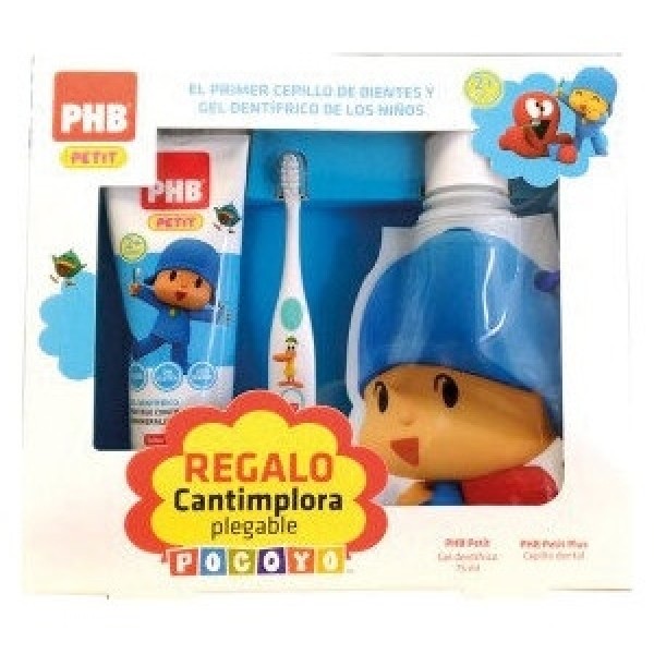 Phb Petit Pack Pocoyo Gel Dentífrico + Cepillo + Cantimplora