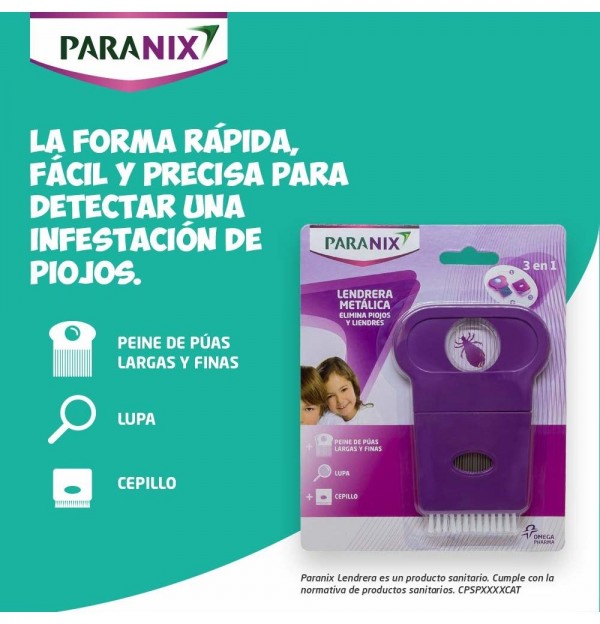 Paranix Peine Antipiojos - Lendrera