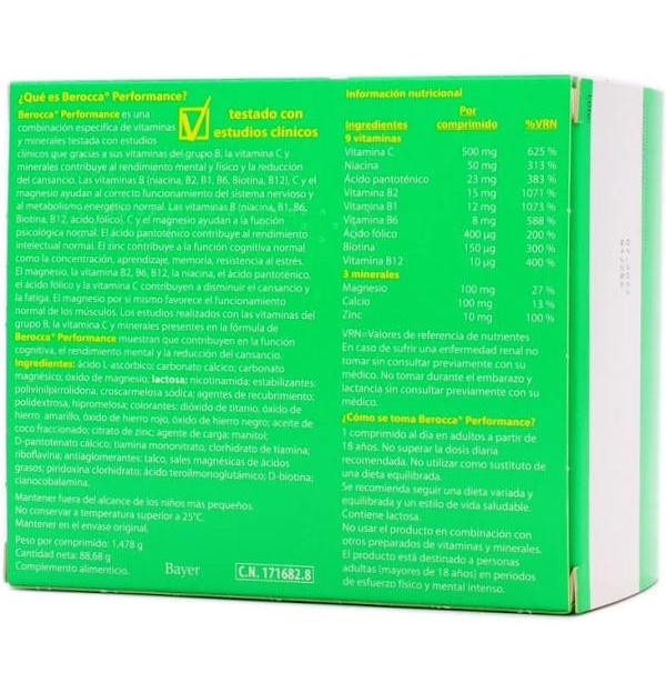 Berocca Performance (60 Comprimidos)
