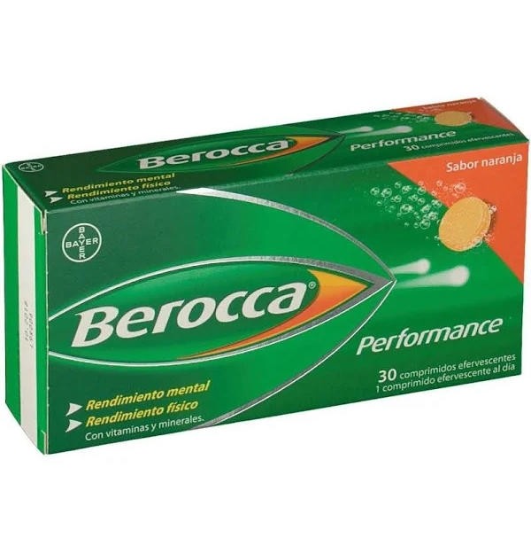 Berocca Performance (30 Comprimidos Efervescentes Sabor Naranja)