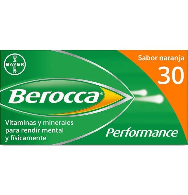 Berocca Performance (30 Comprimidos Efervescentes Sabor Naranja)