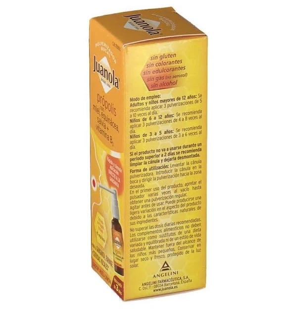 Juanola Propolis Pulverizador Bucal (1 Envase 30 Ml)