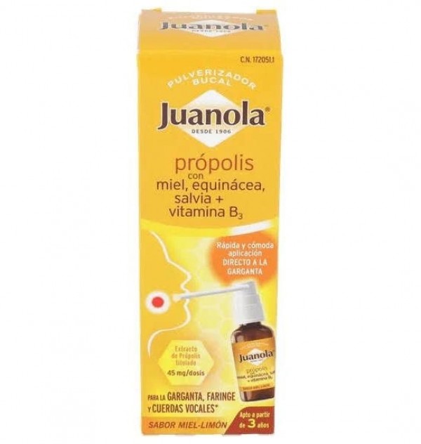 Juanola Propolis Pulverizador Bucal (1 Envase 30 Ml)