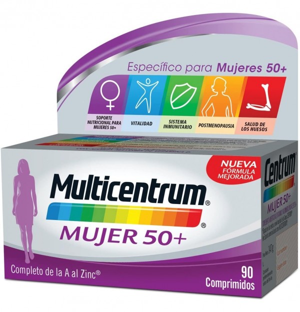 Multicentrum Mujer 50+ (90 Comprimidos)