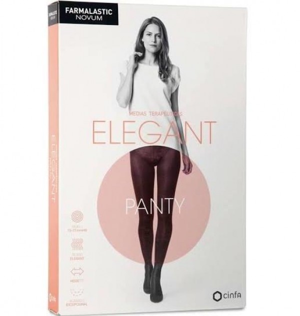 Panty Compresion Ligera - Farmalastic Novum Elegant (Caviar Talla 2)