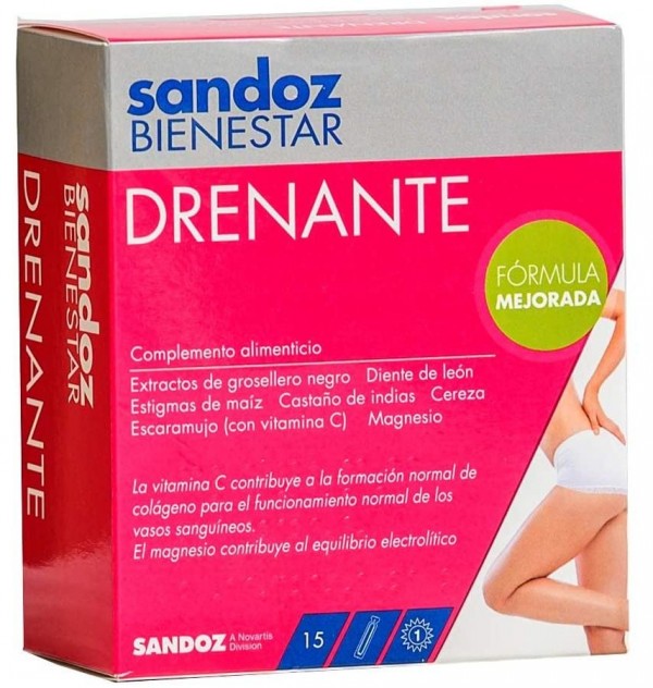 Sandoz Bienestar Drenante (15 Ampollas)