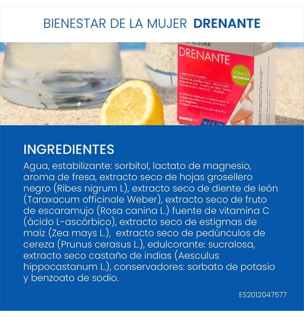 Sandoz Bienestar Drenante (15 Ampollas)