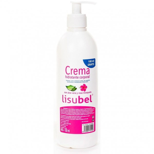 Lisubel Crema Hidratante Corporal, 400 Ml