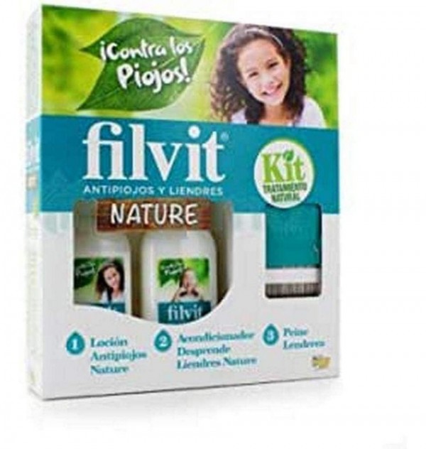 Filvit Kit Nature Antiparasitaria - Locion + Acondicionador (2 Envases 125 Ml)