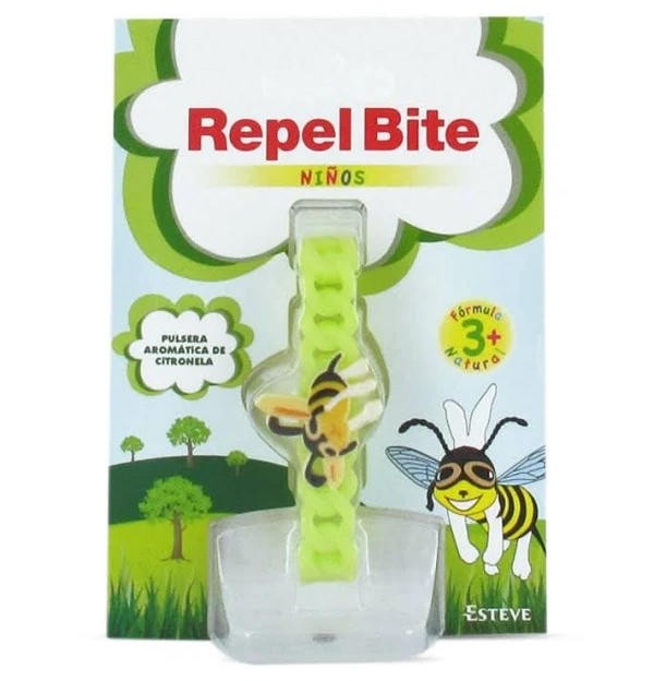 Repel Bite Niños Pulsera Con Citronela