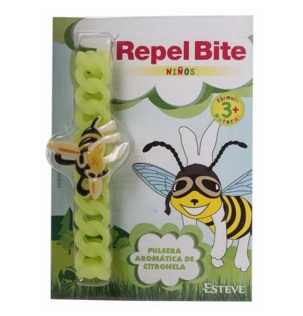 Repel Bite Niños Pulsera Con Citronela