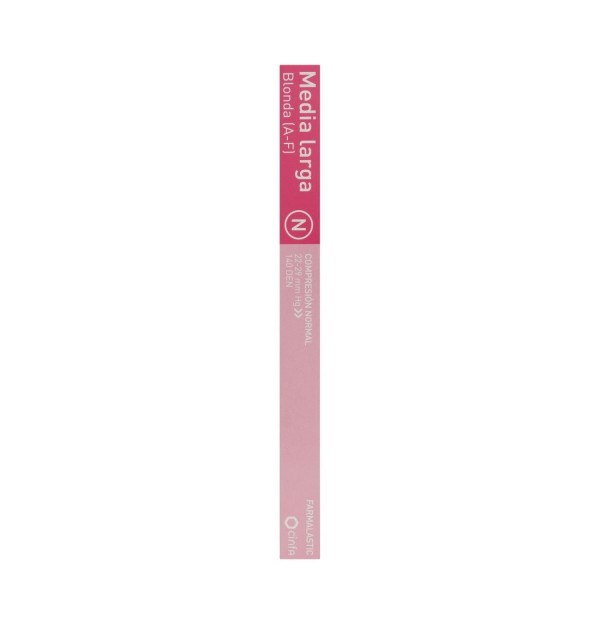 Media Larga (A-F) Compresion Normal - Farmalastic Blonda (Talla Mediana Color Camel)
