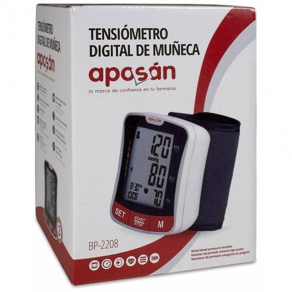 Aposán Tensiómetro Digital De Muñeca, 1 Ud