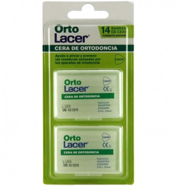 Cera Ortodoncia Protectora Rozadura - Ortolacer (14 Barritas)