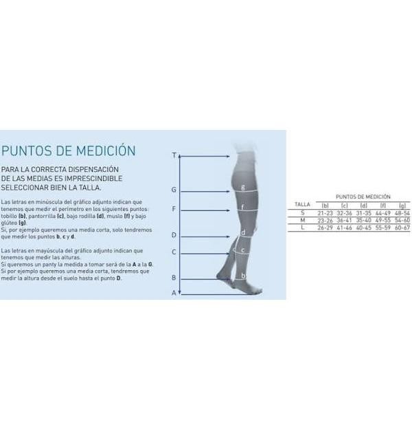 Panty Compresion Ligera 15-21 Mmhg - Medilast Fresh (Talla Pequeña Color Beige)