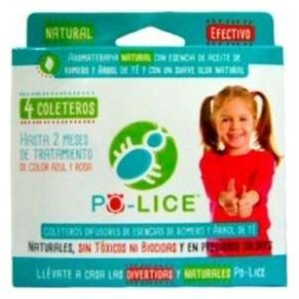 No Lice Coletero Anti-Piojos Rosa/Azul 4Ud.