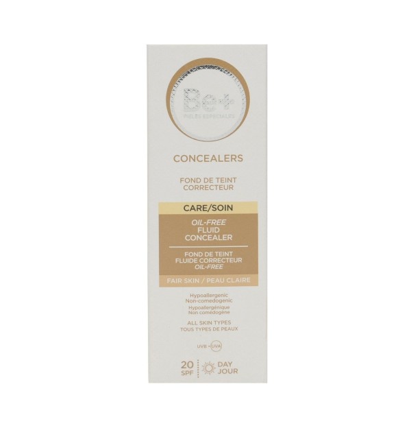Be+ Maquillaje Fluido Corrector Oil Free Spf 20 (1 Envase 40 Ml Piel Clara)