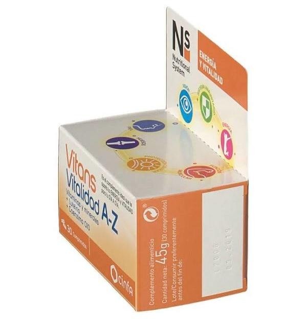 Vitans Vitalidad A-Z (30 Comprimidos)