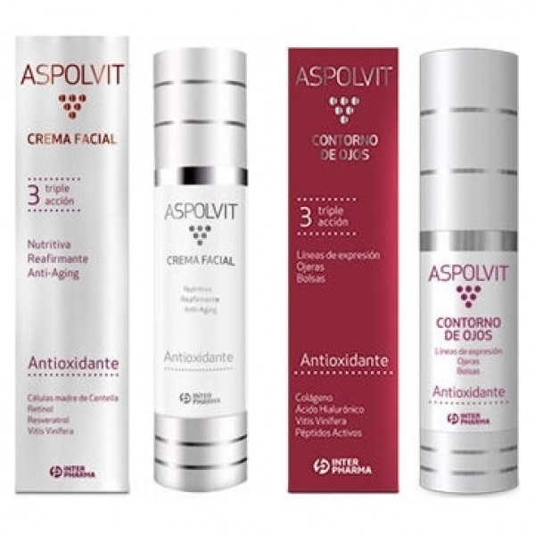 Aspolvit Pack Crema Facial Antioxidante + Contorno De Ojos