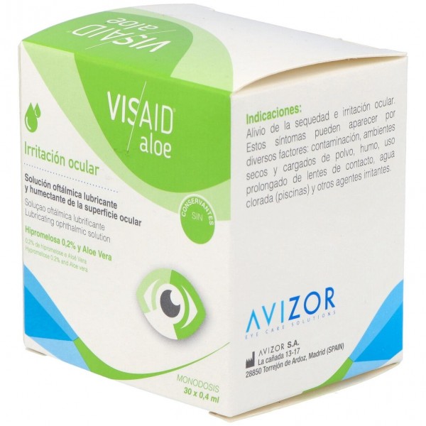 Visaid Aloe Irritacion Ocular 30Monodosis