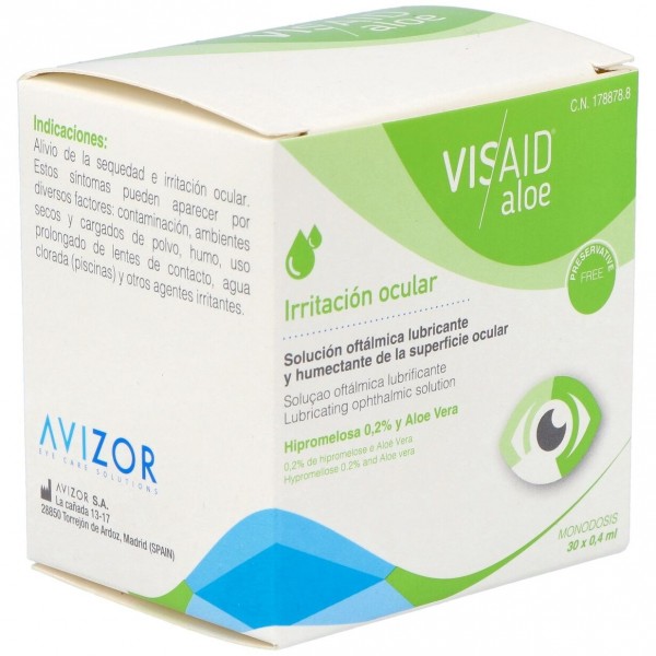 Visaid Aloe Irritacion Ocular 30Monodosis