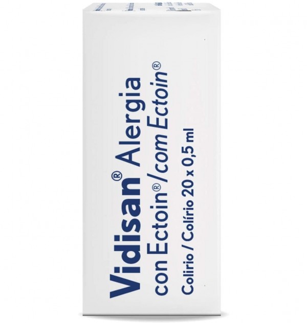 Vidisan Alergia Con Ectoin Colirio Monodosis (20 Envases 0,5 Ml)