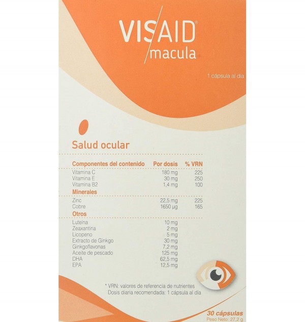 Visaid Macula, 30 Capsulas. - Avizor